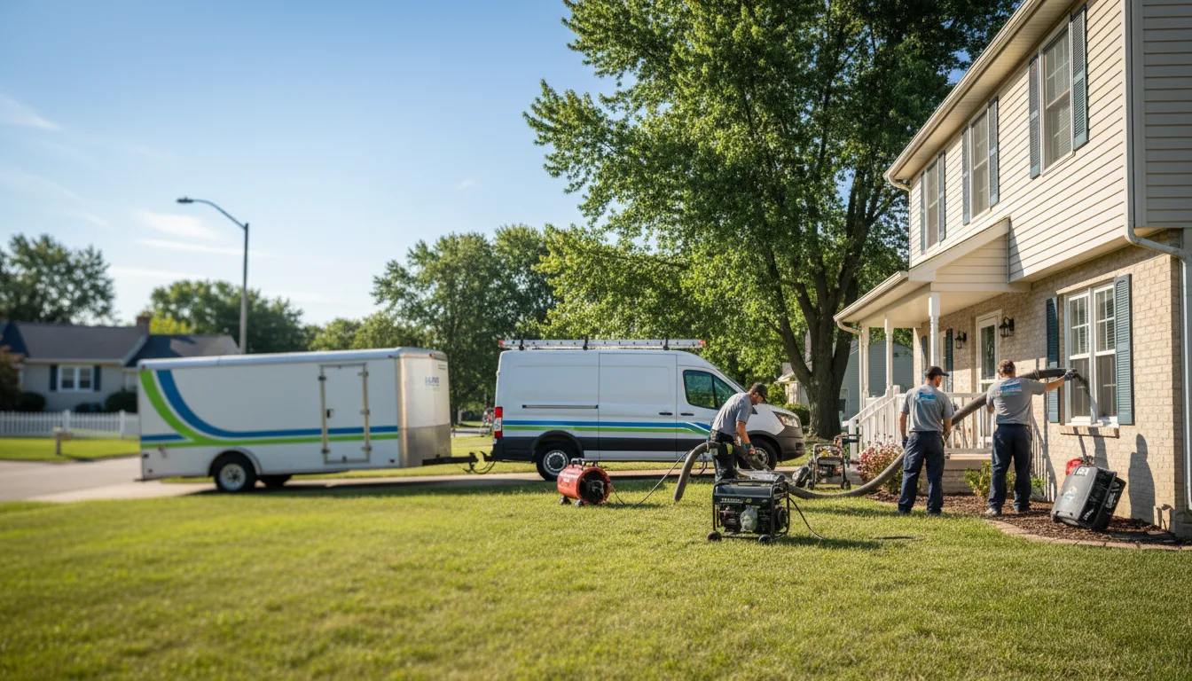 Flooded Basement Restoration And Cleanup With Repair in Ferdinand, IN near me